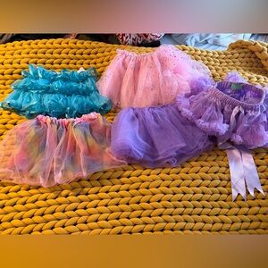 Five Tulle Skirts
